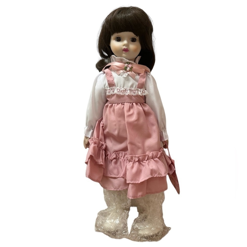 Vintage Brinn's 1986 Porcelain Doll 14" Collectible Edition Doll New In Box
